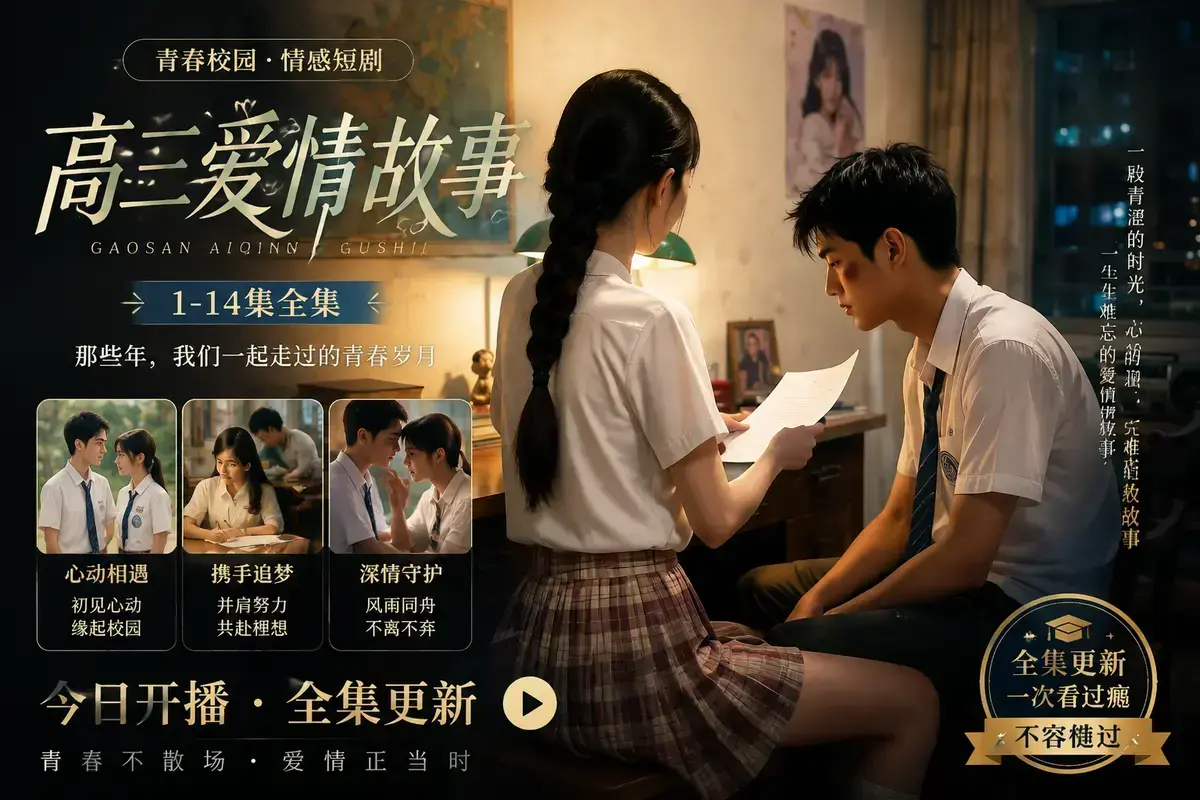 《AI短剧：B中爱情故事》完整版在线免费看-回忆篇重逢篇AI短剧高清1080P未删减全集观看-百度夸克网盘迅雷下载B中爱情故事资源